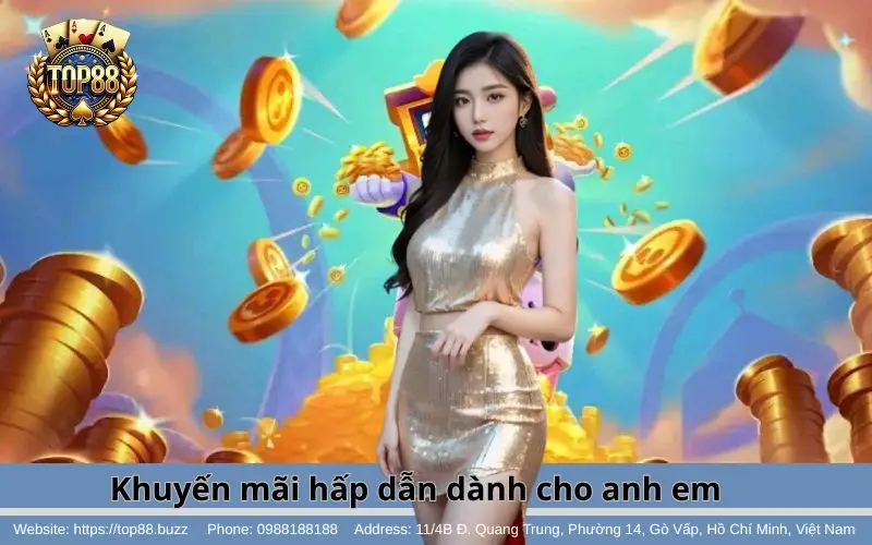 Các chương trình khuyến mãi hấp khi tham gia chơi Mèo Tài Lộc Top88